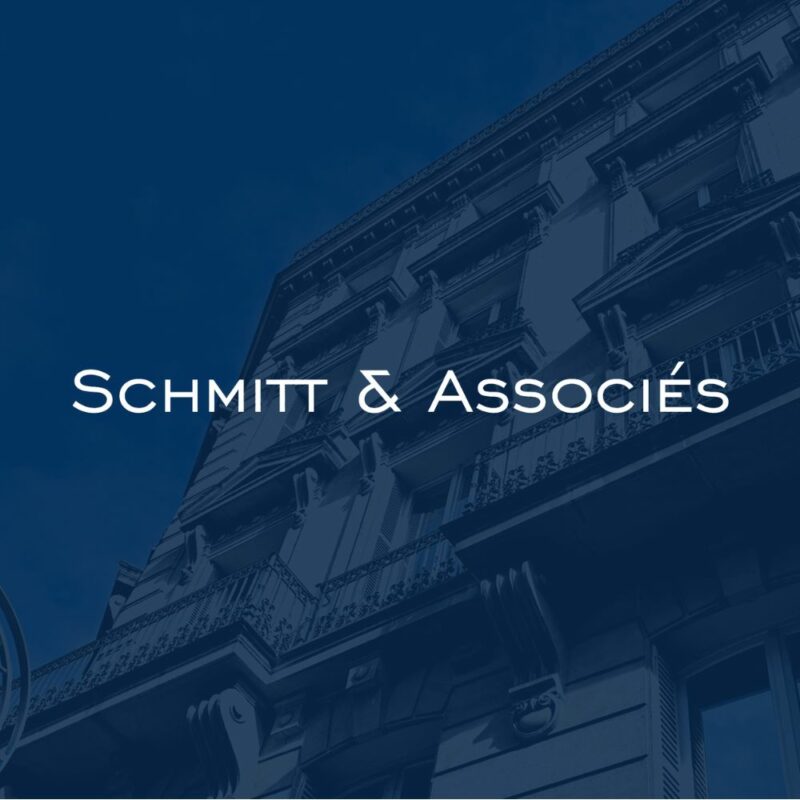 Cabinet d'avocats d'affaires Schmitt